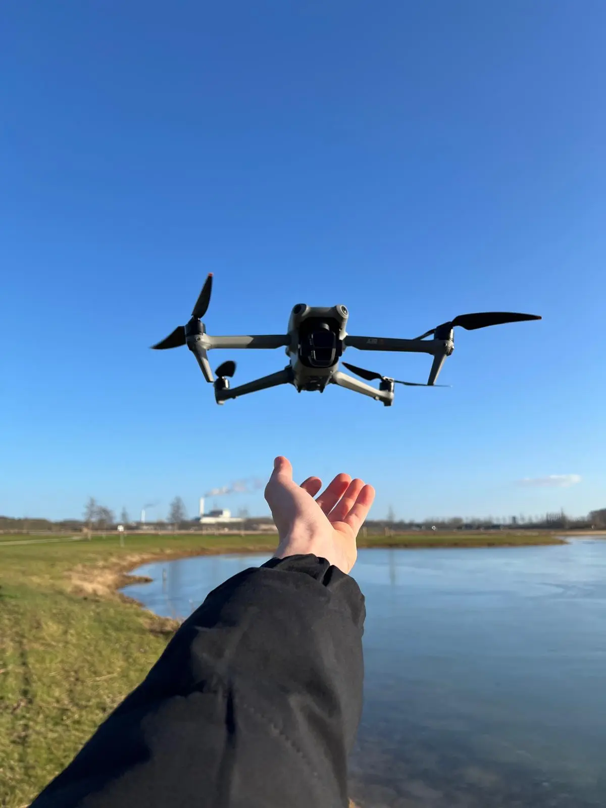 Drone wordt gevangen na vlucht